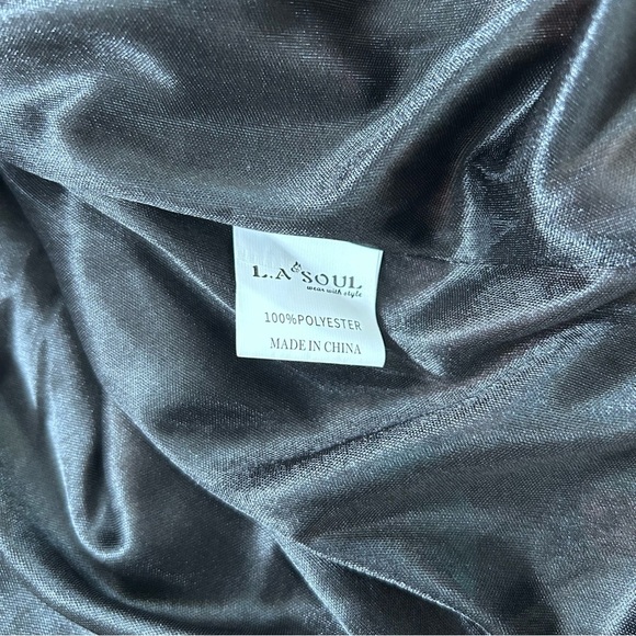 LA Soul Colorful Mushroom Print Mini Dress Pleated Skirt Size XL Cottagecore - Picture 4 of 12